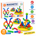 36 PCS Magnetic Construction Set for Kids – Creative Building & Educational Learning Toy, Ages 3+
