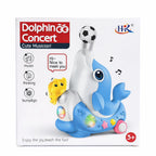 Musical Dolphin Bump & Go Toy with Lights and Sound