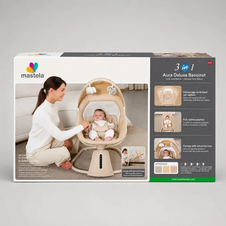 3 in 1 Aura Deluxe Bassinet
