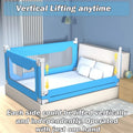 Adjustable Baby Bed Rail Guard with Vertical Lift