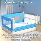 Adjustable Baby Bed Rail Guard with Vertical Lift