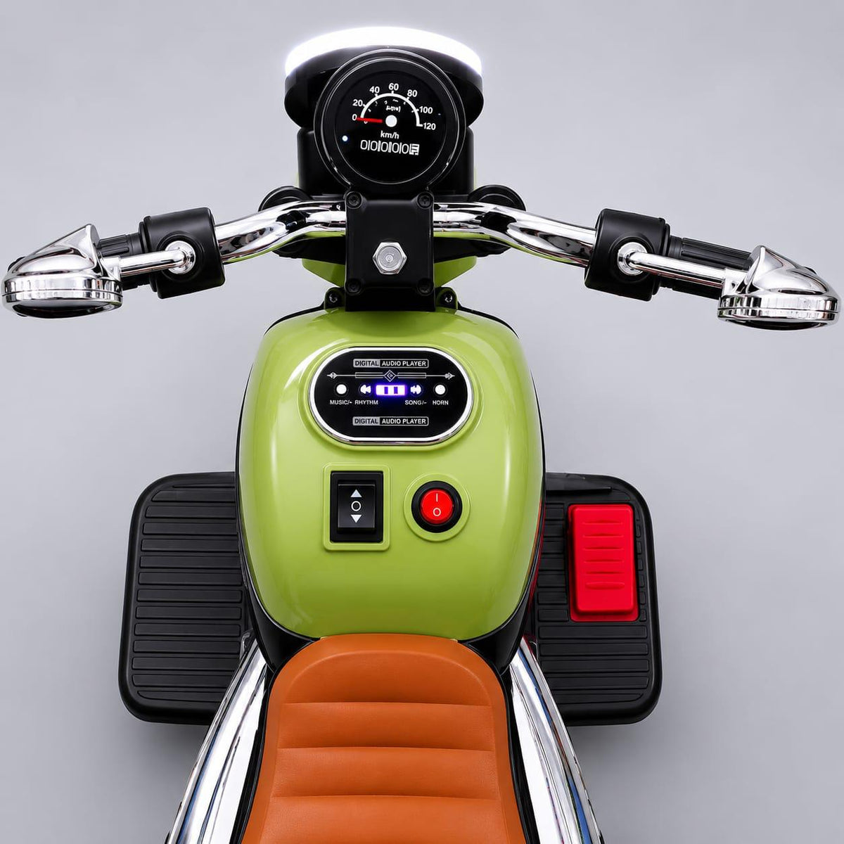 Electric Kids Ride-On Motorcycle with Lights and Music