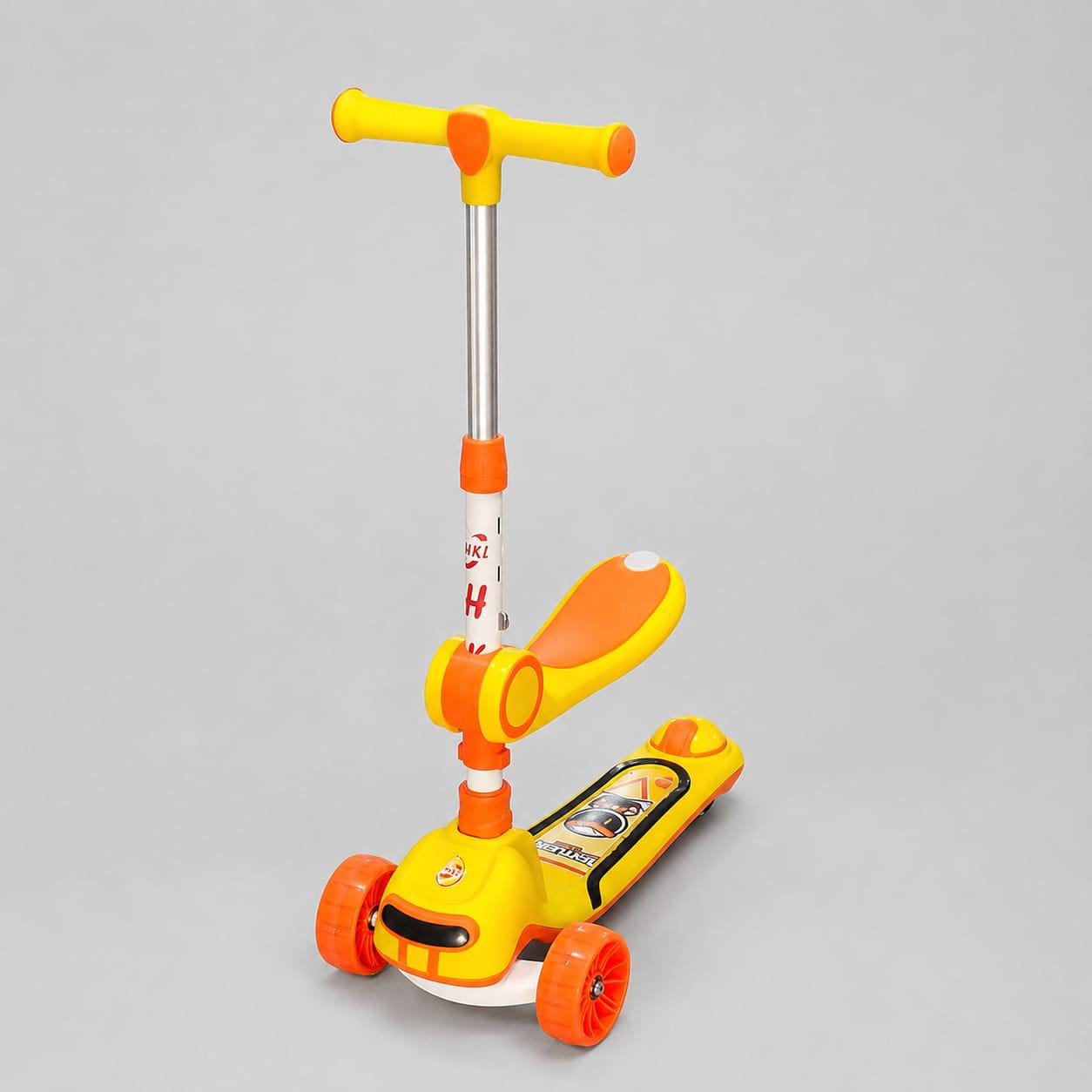 2-in-1 Kids Scooter with Foldable Seat