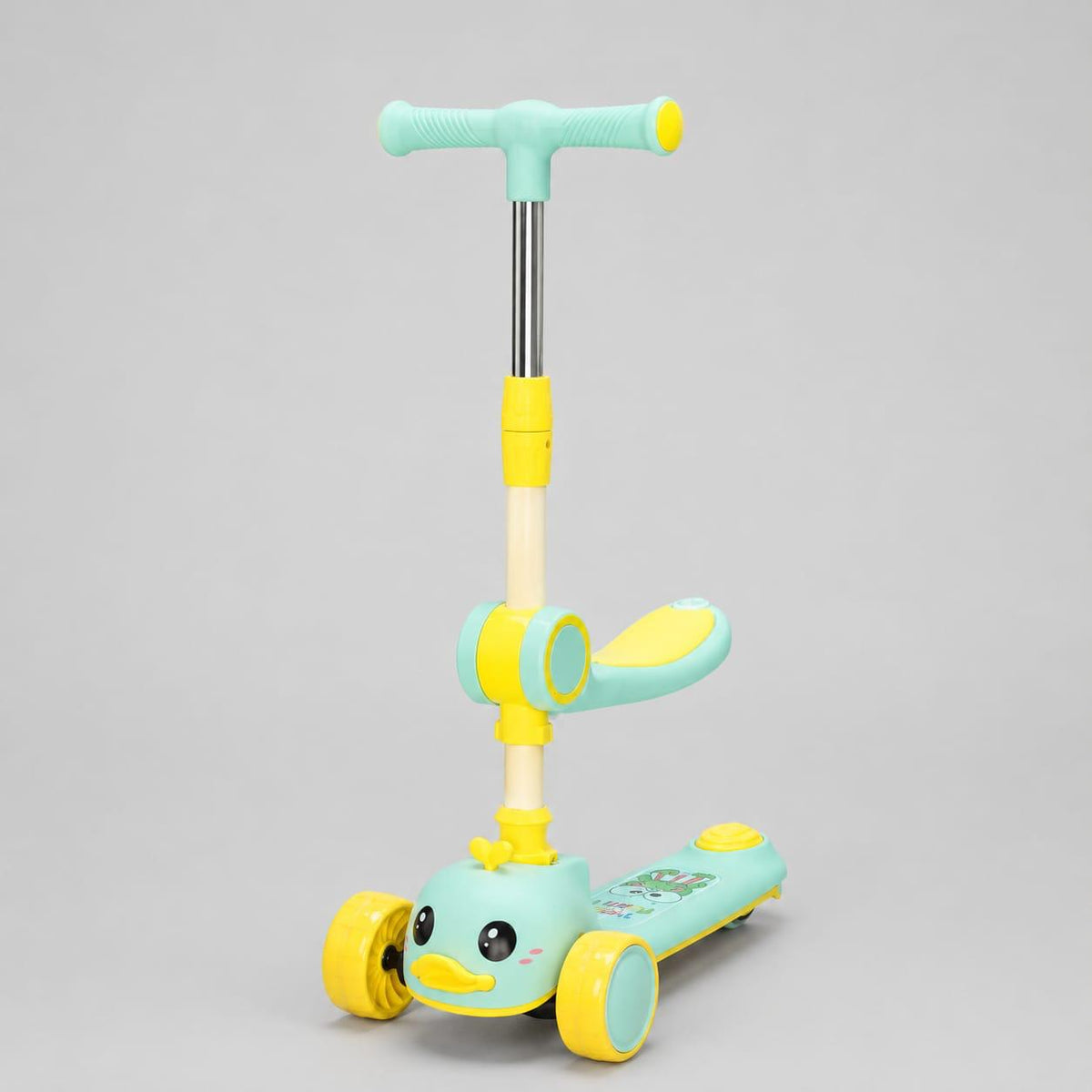 2-in-1 Kids Scooter with Foldable Seat